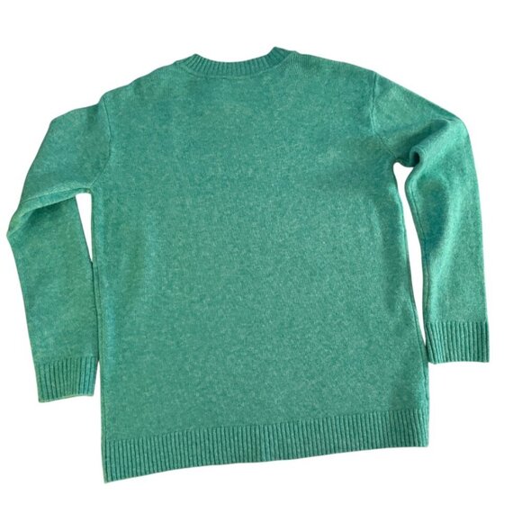 Ann Taylor Loft Faux Cashmere Long Sleeve Pull -Over Crew Neck Sweater - Picture 4 of 11